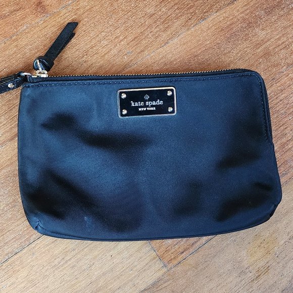 kate spade Handbags - Kate Spade Black Nylon Wristlet